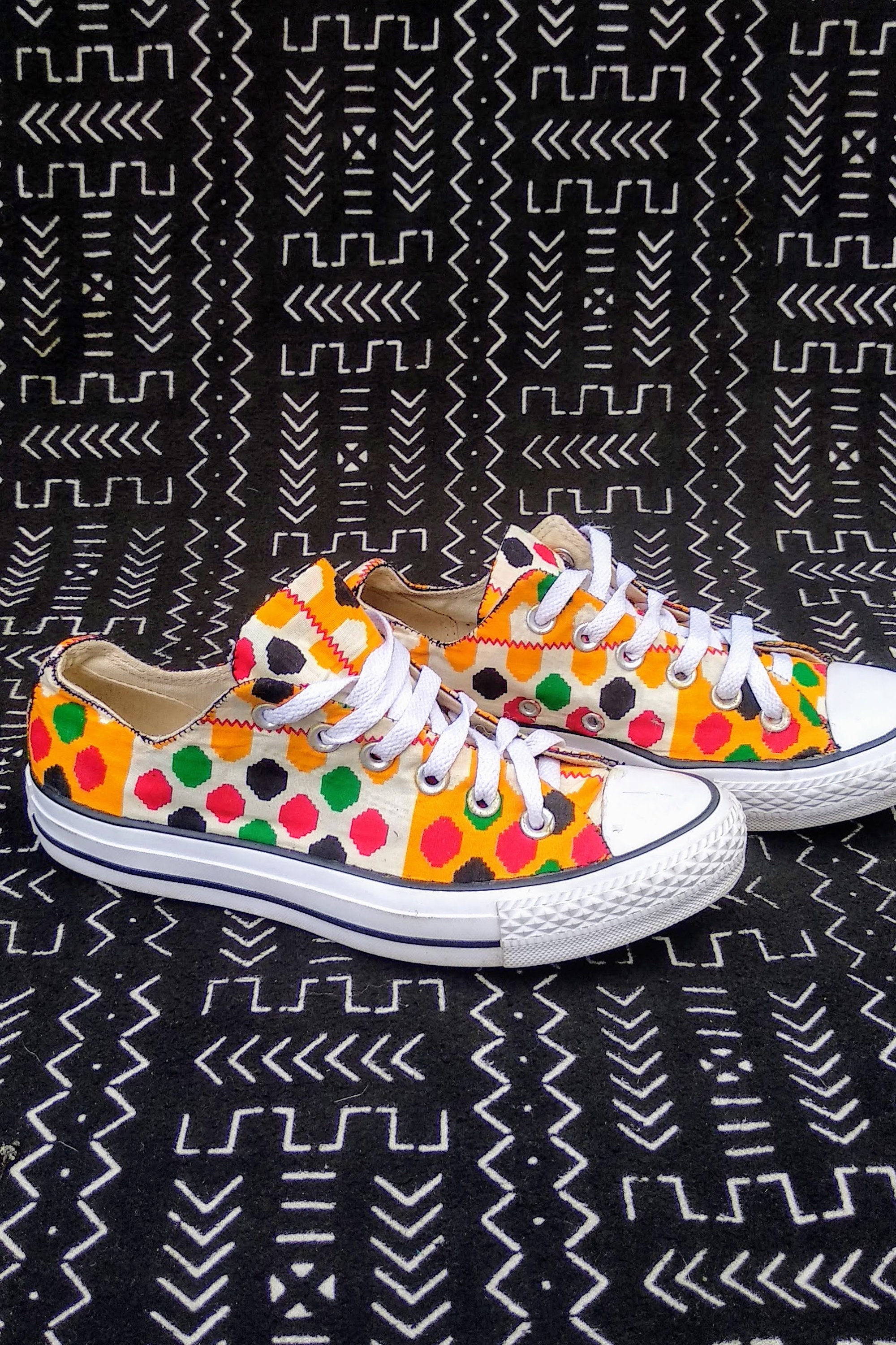 converse african print