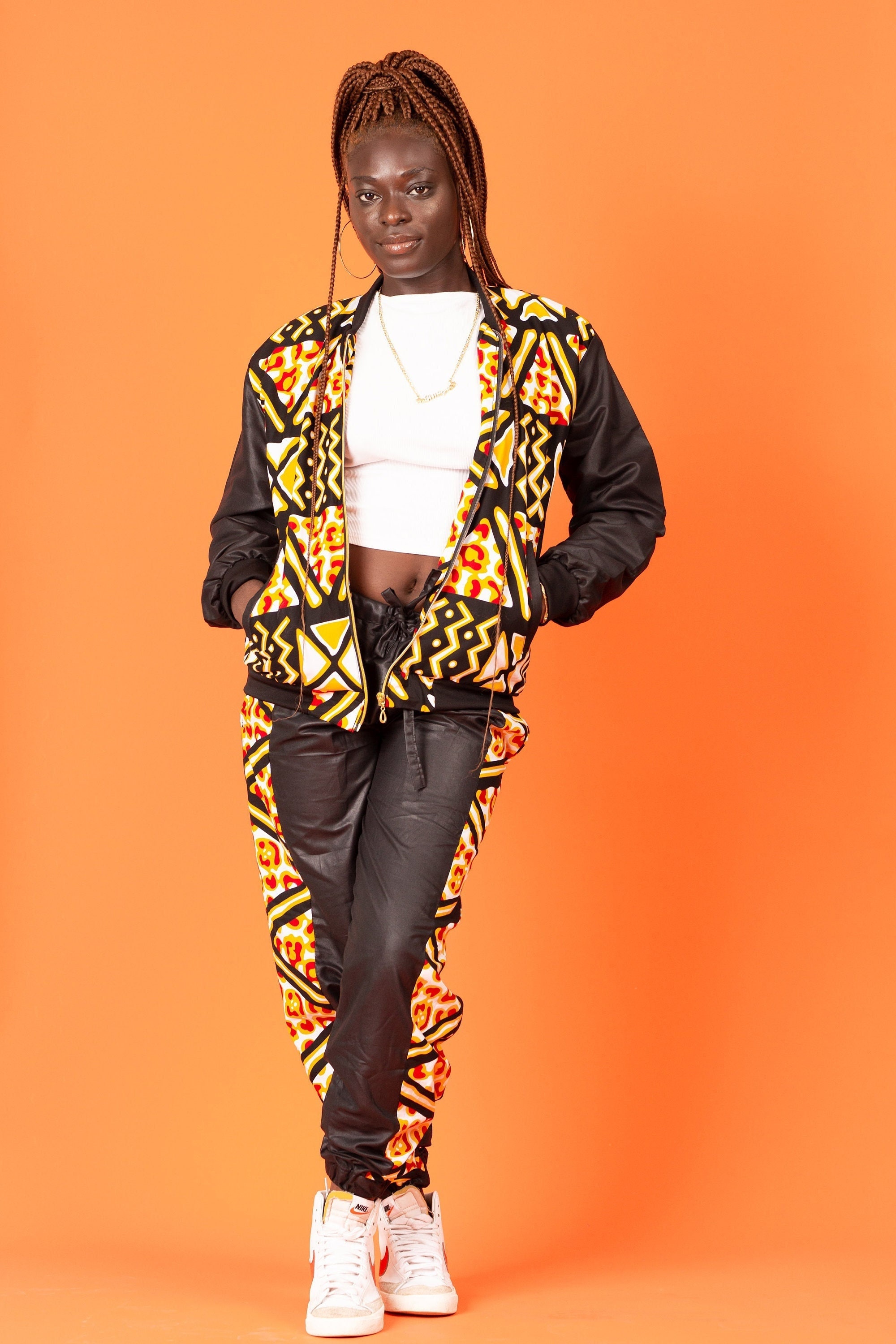 Leopard Print Jacket African Bomber Jacket Unisex Jacket