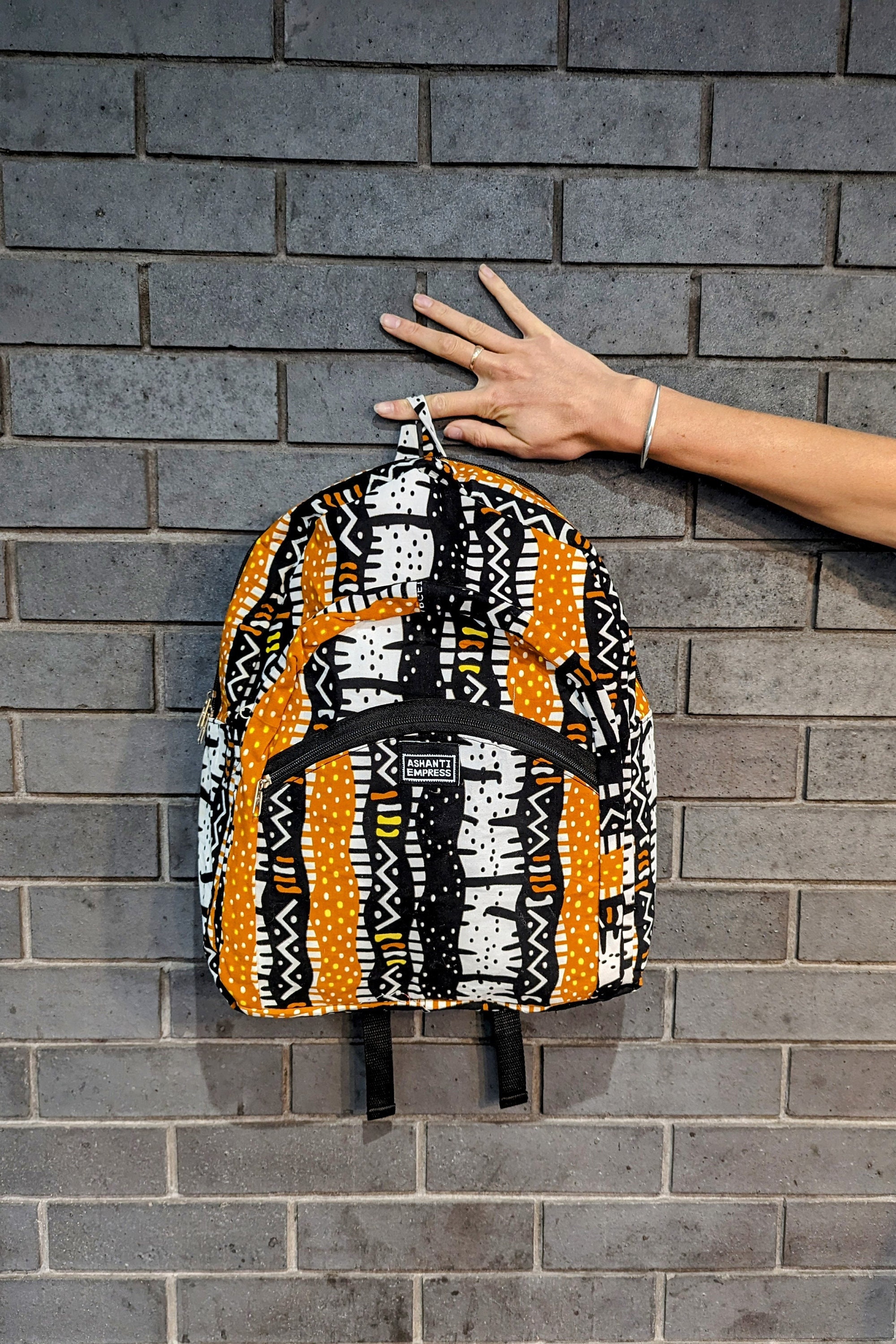 Bogolon Backpack, African Print Backpack, African Bags, Colourful