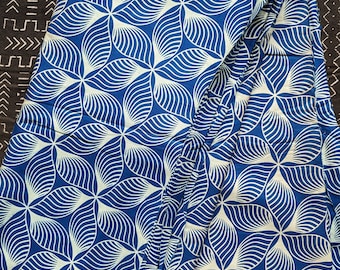 Blue GTP African Fabric, Ankara Fabric, African fabric, African wax print, African Material, Dressmaking Cloth, Fabric by the Yard, Quilting