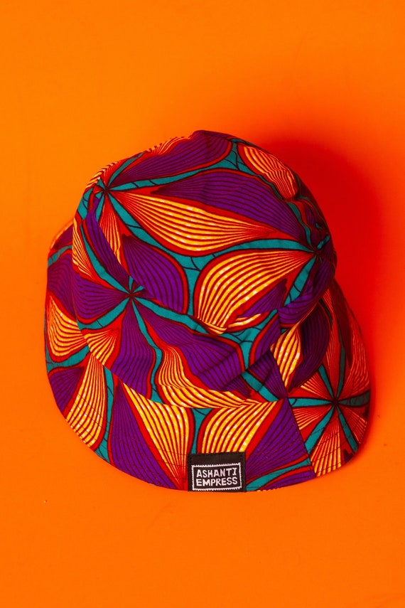 Festival Bucket Hat, African Print Accessories, Summer Hat, 90's