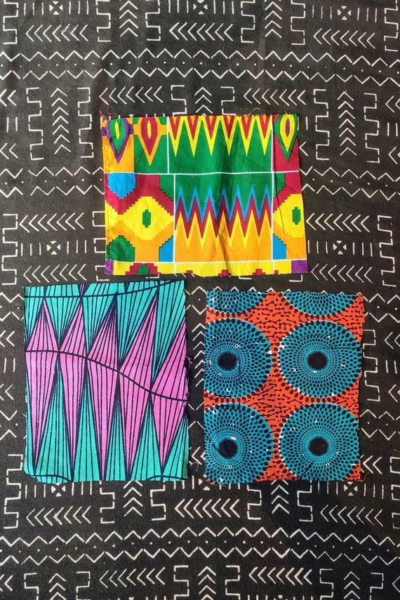 African Print Offcuts, Patchwork African Print Fabric