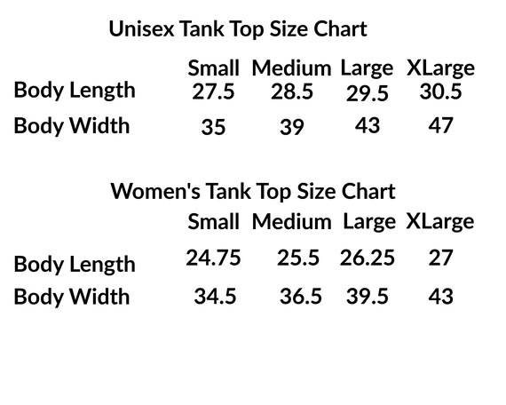 Disney Size Chart