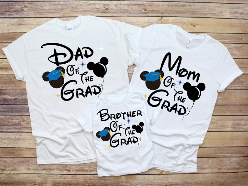 Graduation shirts for the entire family.