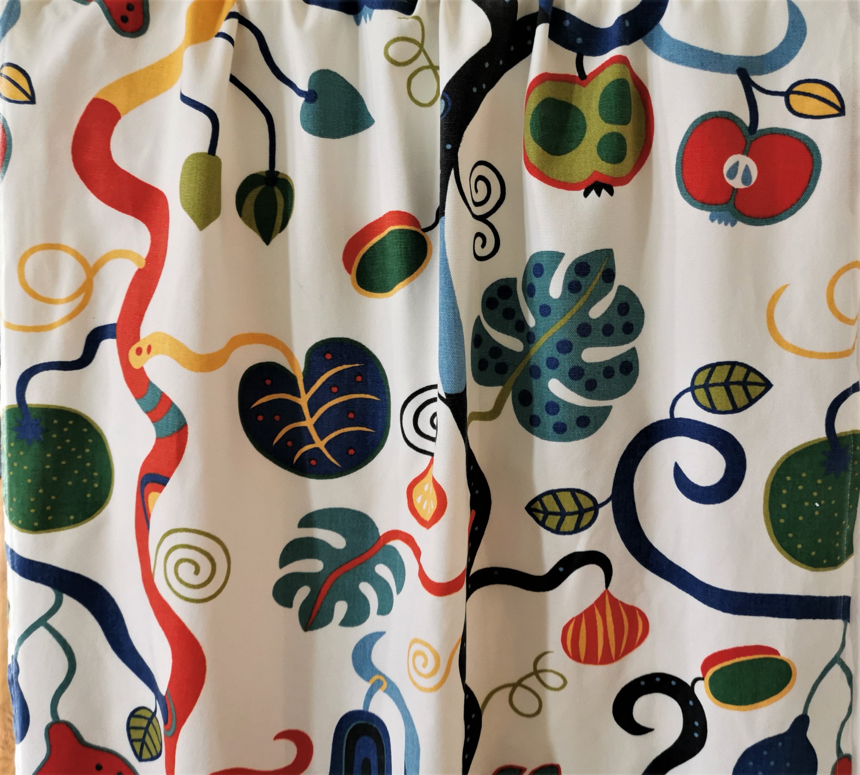 Designed pair of curtains by Cajsa Bratt Paradis Etsy