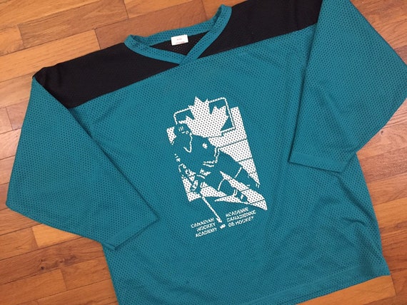 vtg Canadian Hockey Academy Mesh Hockey Jersey siz