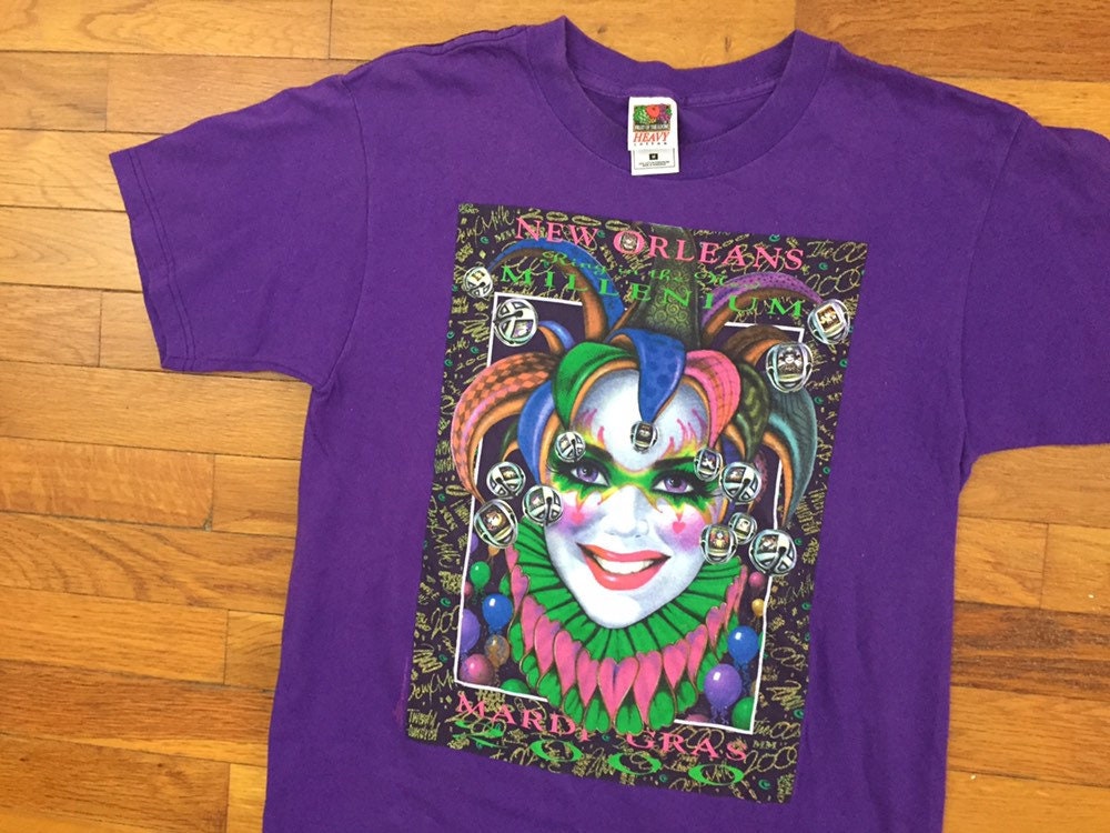 Vtg Mardi Gras New Orleans Tshirt Size MEDIUM 1a758 Etsy UK