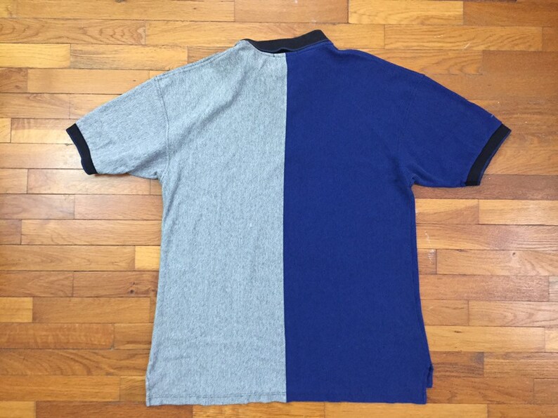 90s Kansas City Royals Color Block Polo Shirt size XL ~ 18859