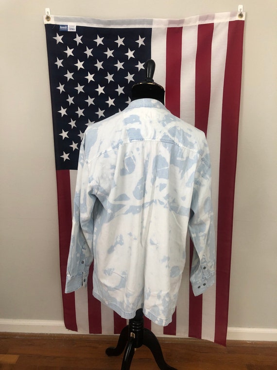 Large men's vtg 90s Arizona Jean Co Bleached Deni… - image 2