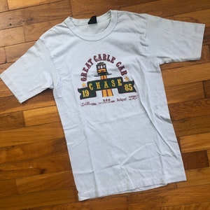 80s Great Cable Car Chase 1985 T-Shirt men&#39;s XS - D20