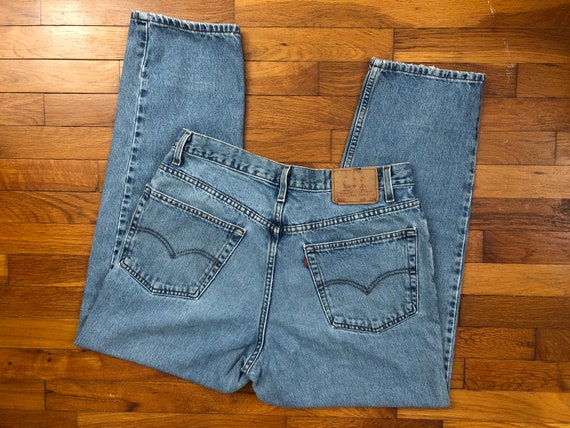 35x30 Vintage 90s Levis 550 Lighter Wash Jeans Mens Tag - Etsy