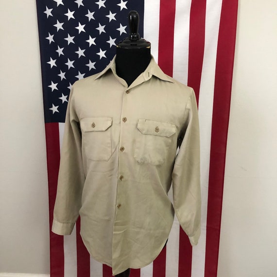 【最安値】 Men's Shirt Mac Big Jcpenney 70s MEDIUM Etsy - 2D311 - トップス