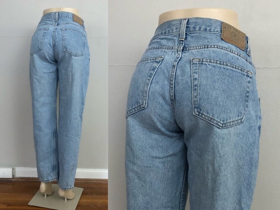 Vintage Gap Women's Boy Fit Jeans Button Fly Medium Wash Size 16 Long