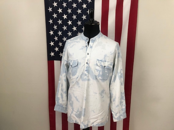 Large men's vtg 90s Arizona Jean Co Bleached Deni… - image 1