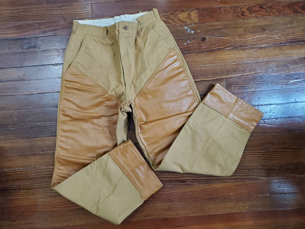 Leather hunting pants best sale