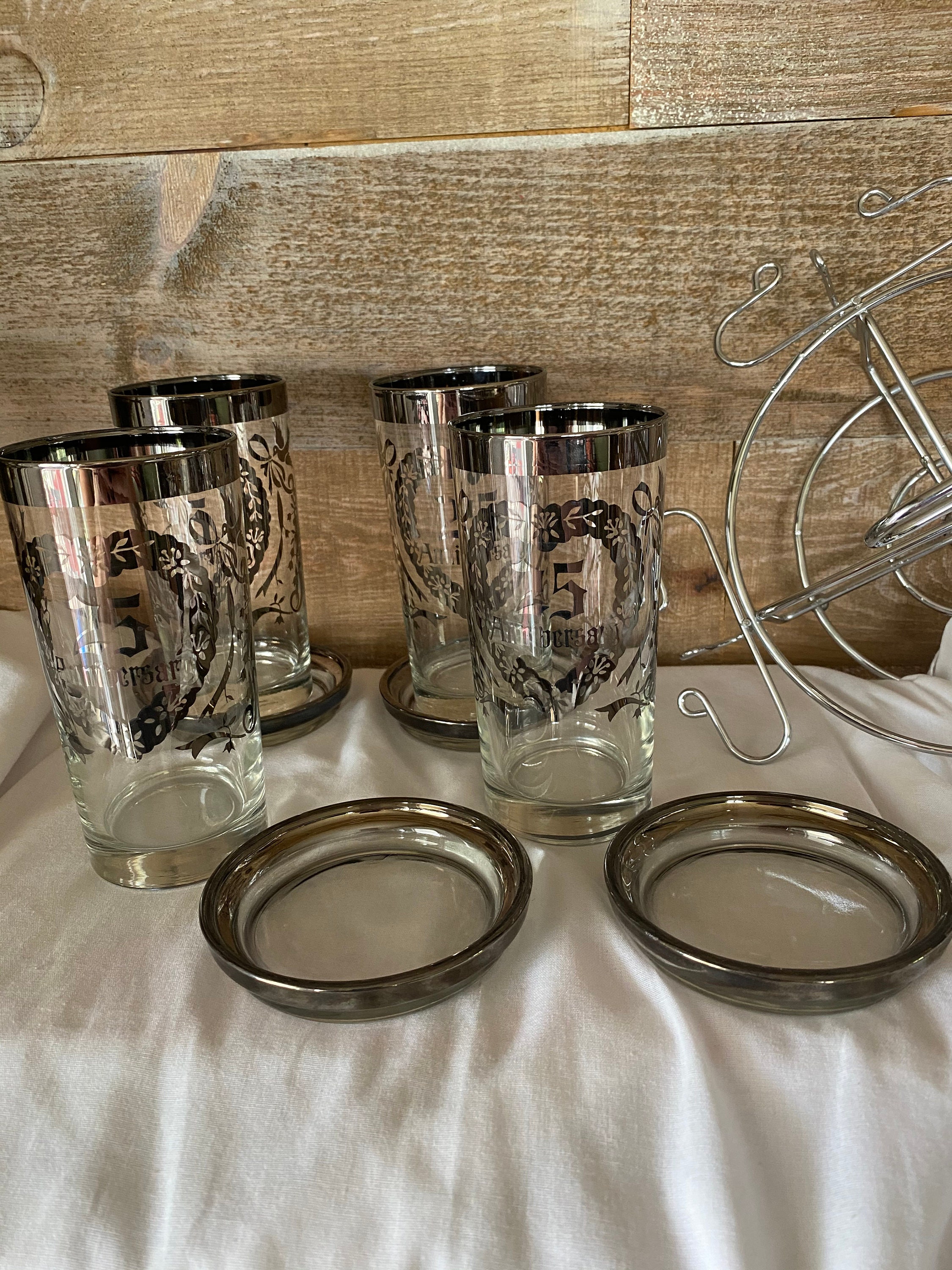 Mercury glass 25Th Anniversary