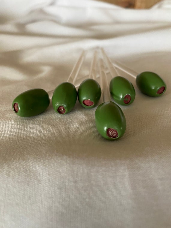 Olive Cocktail Picks Martini Party Picks Barware Extras Drink Etsy