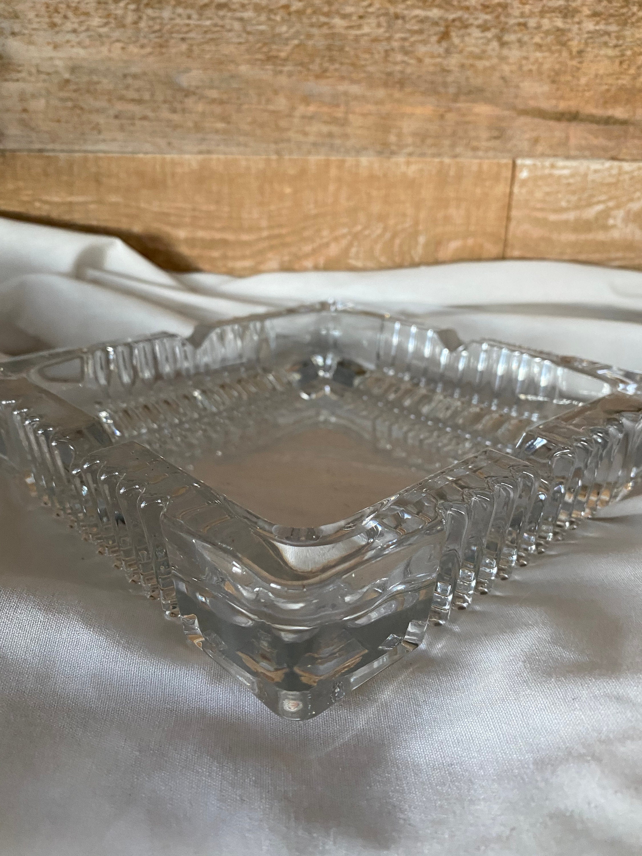 Glass Ashtray 7 inch square Ready for your engraving agrohort.ipb.ac.id