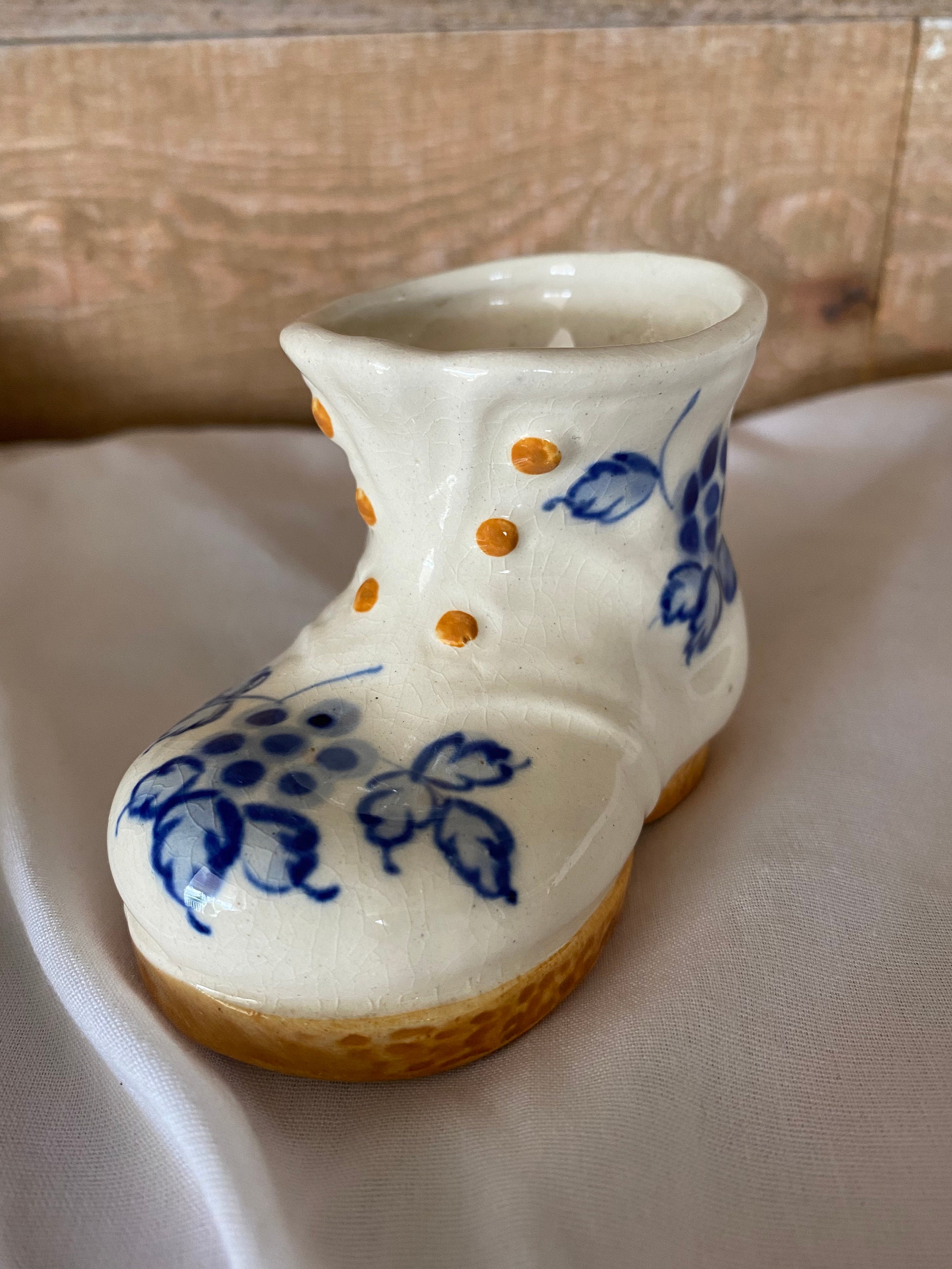 Porcelain Boot Made in Occupied Japan With Stamp and Sticker - Etsy