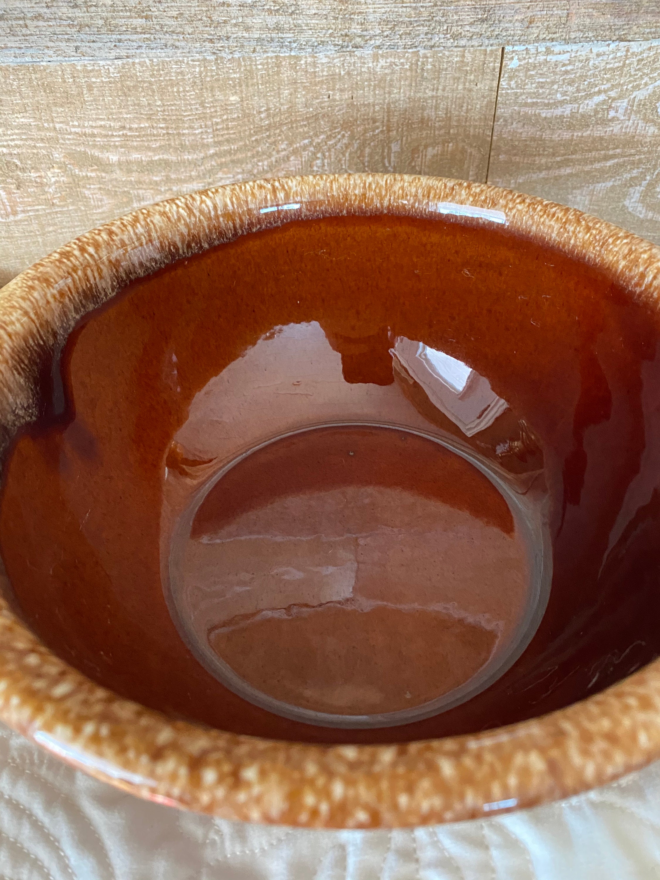 Hull Pottery Large Brown Drip Cooking Pot Hull Oven Proof USA Etsy