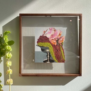 Handmade Floating Picture Frame - Custom Sizes Transparent Frame- Minimalist Solid Wood Gallery Frame