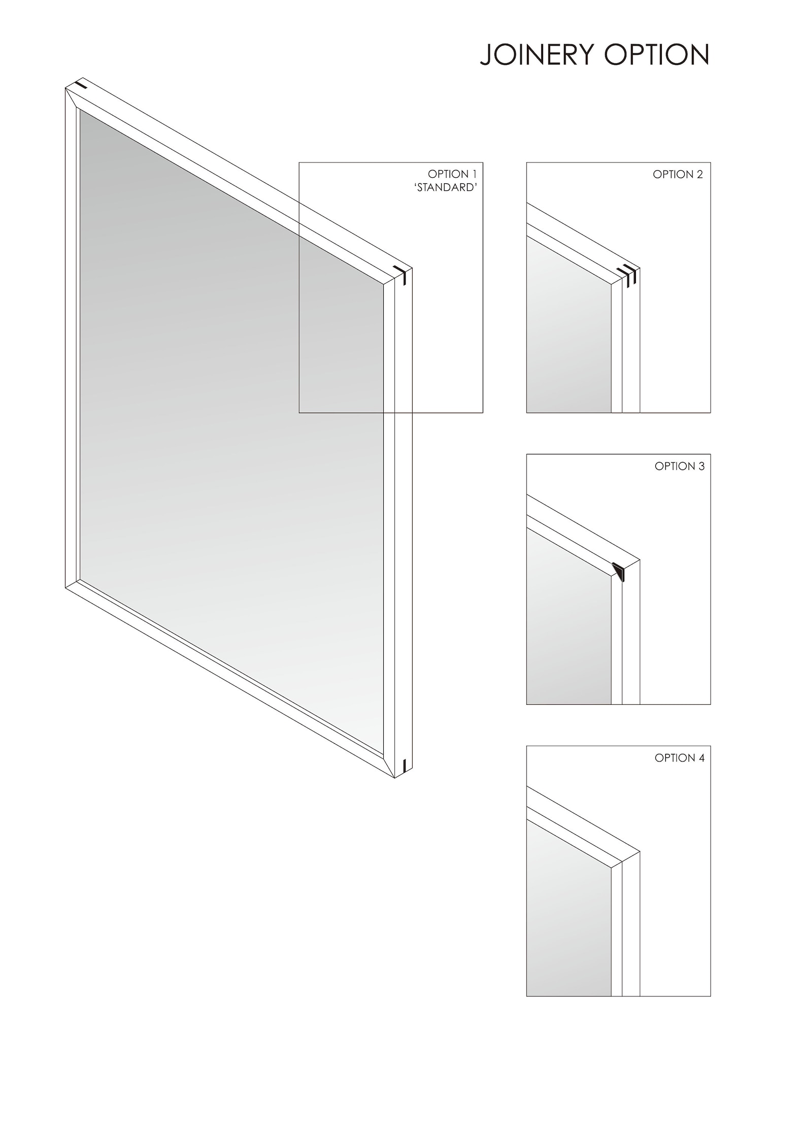 Wood Picture Frame / Custom Size for Art Picture /thin Edge Etsy