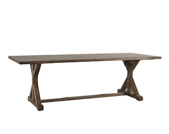 Farmhouse Solid Wood Dining Table