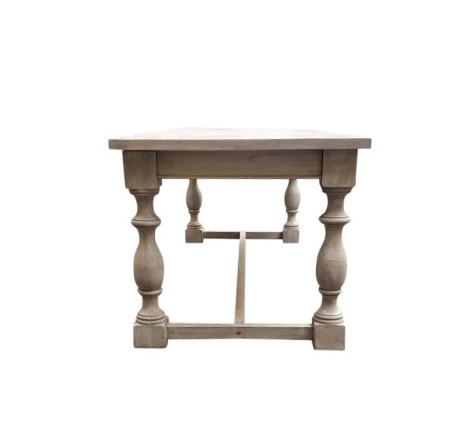 Solid Cedar Wood Extra Long Farmhouse Dining Table Etsy