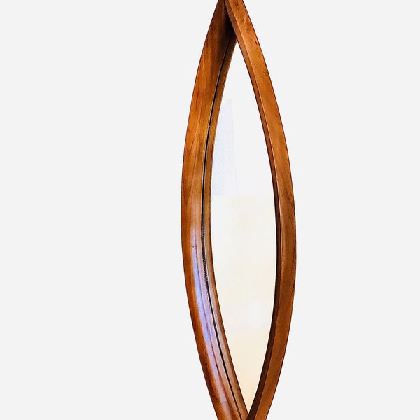 Teak Bathroom Mirror Etsy