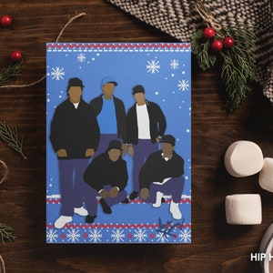 NWA Ya Noël ! Cartes de vœux hip-hop