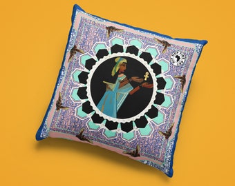 Mother Goddess,  Hip Hop Home Décor, Designer Throw Pillow