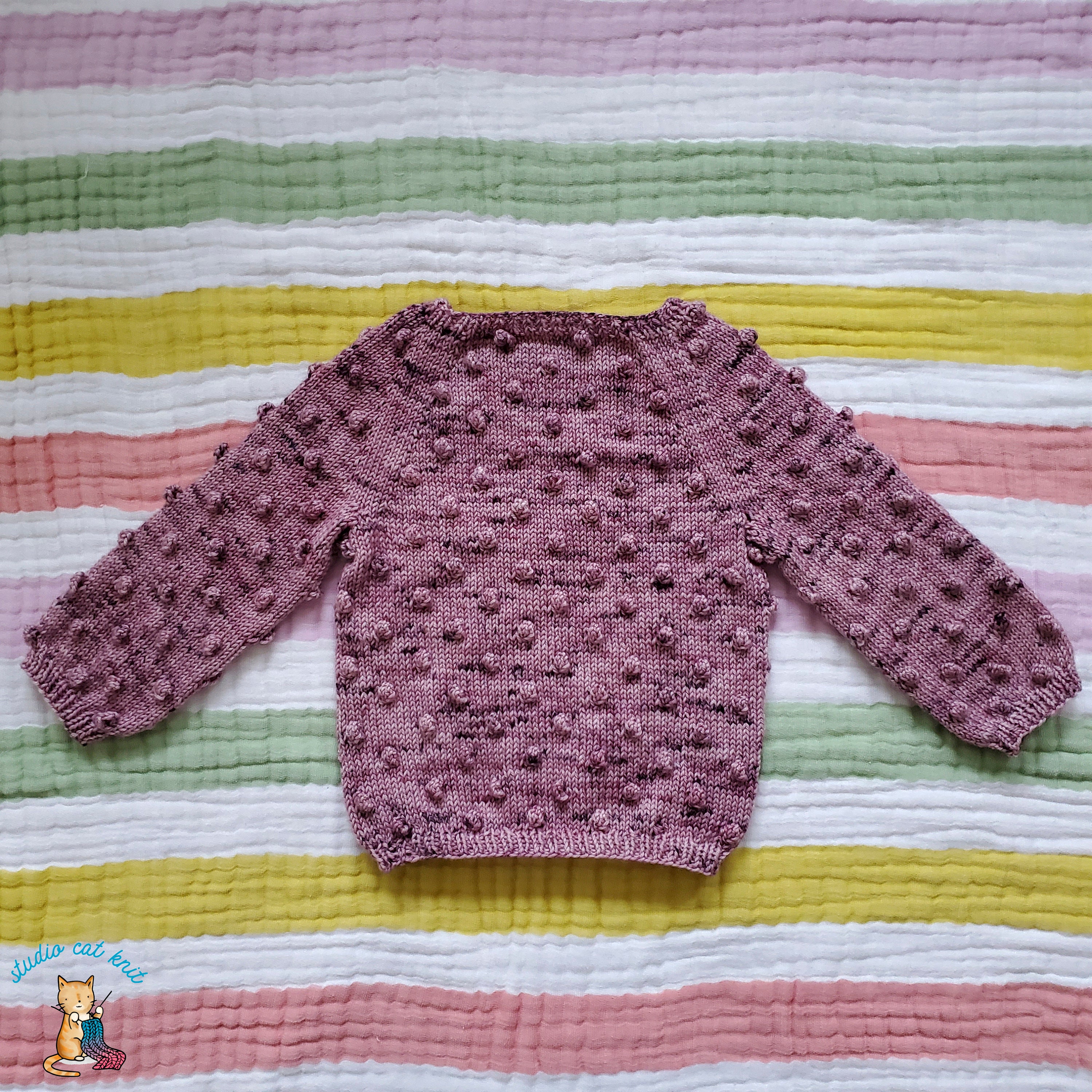 貴重 misha&puff Crochet からし Sweater 