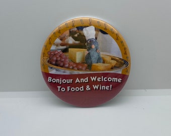 Welcome To Food & Wine Celebration Button