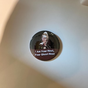 I Am Your Ghost Host Celebration Button