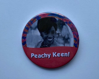 Peachy Keen! Celebration Button