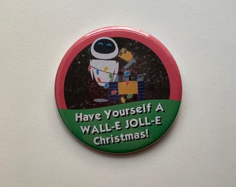 WALL-E JOLL-E Christmas! Celebration Button