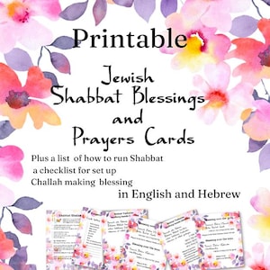 Joodse Shabbat zegeningen en gebeden Flashcards.  Hebreeuwse zegeningen, getranscribeerd en vertaald in het Engels.  Flash-kaarten voor de familiesjabbat