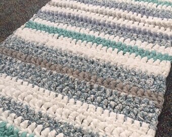 crochet rag rug etsy
