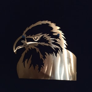 Eagle Profile Wall Metal Art image 1