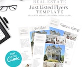 Real Estate Flyer Template: Just Listed Realtor Marketing (Canva Editable)