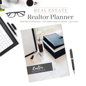 Realtor Planner, Real Estate Planner, Printable Planner, Daily Planner, Real estate marketing, Realtor marketing tools,  postcard