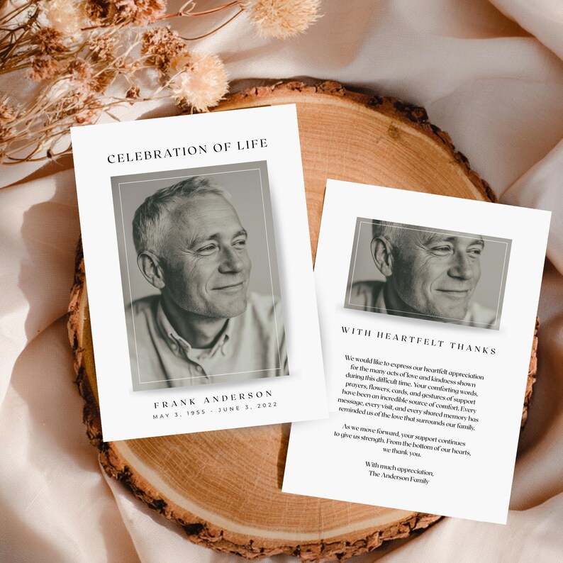 Printable Funeral Card Template Funeral Card Template Memorial Card