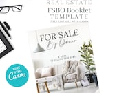 FSBO Real Estate Guide: Canva Editable Realtor Marketing (Digital Download)