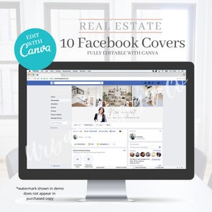 Facebook Covers, Real Estate Social Media, Facebook, Social media templates, Real estate marketing, Realtor marketing, real estate, Canva