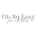 Oh So Easy Printables