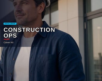 Construction Ops Career Kit Resume LinkedIn | Senior Cm Pm Director Star Interview Bank Pdf