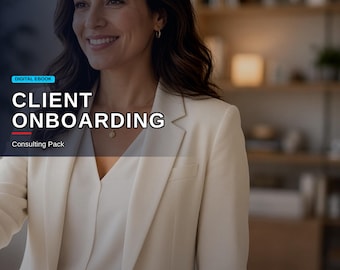 Client Onboarding Pack for Consultants | Welcome Letter Intake Scope Kickoff Checklist PDF