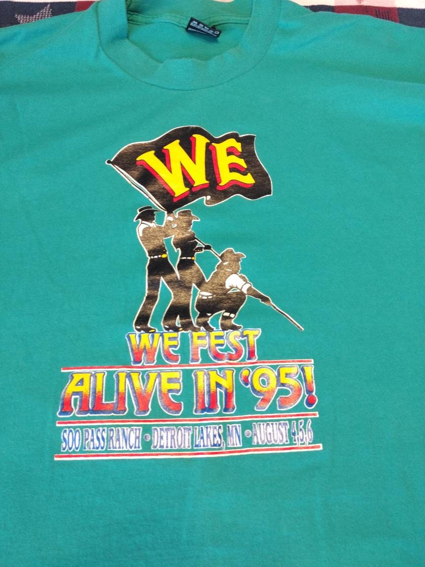 WE Fest Alive in 95 Original Vintage 1995 We Fest Soo Pass picture photo