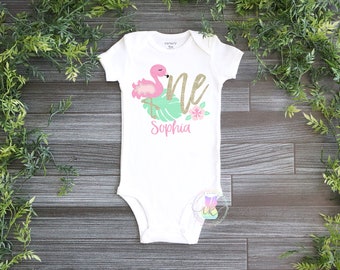 Flamingo First Birthday Outfit, Flamingo 1st Birthday Outfit, Luau Birthday, Girls Flamingo Birthday, Summer Birthday, Tropical Flamingo