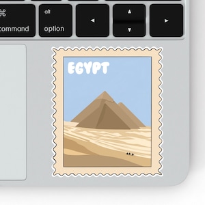 Egypt Travel Sticker | Post Stamp Sticker | Laptop Decal | Suitcase Sticker
